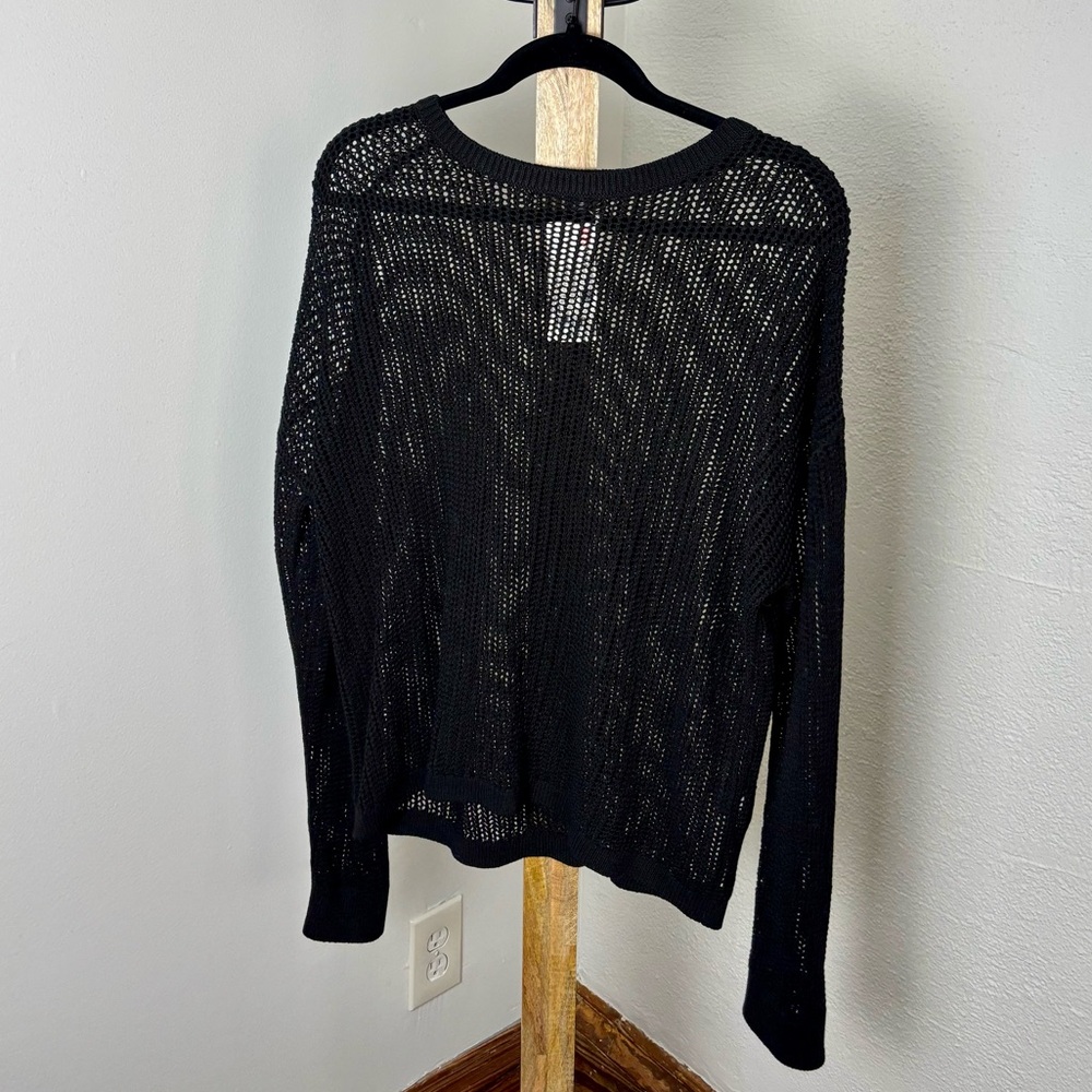 NWT: Uniqlo Women’s Mesh Knit Top | Long-Sleeve Top | Mesh Cover Up